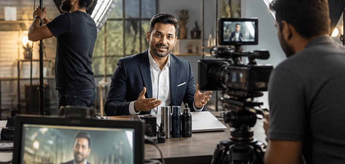 Behind-the-scenes video content for business