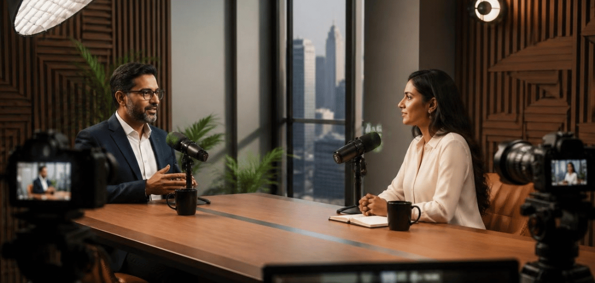 Professional podcast video production