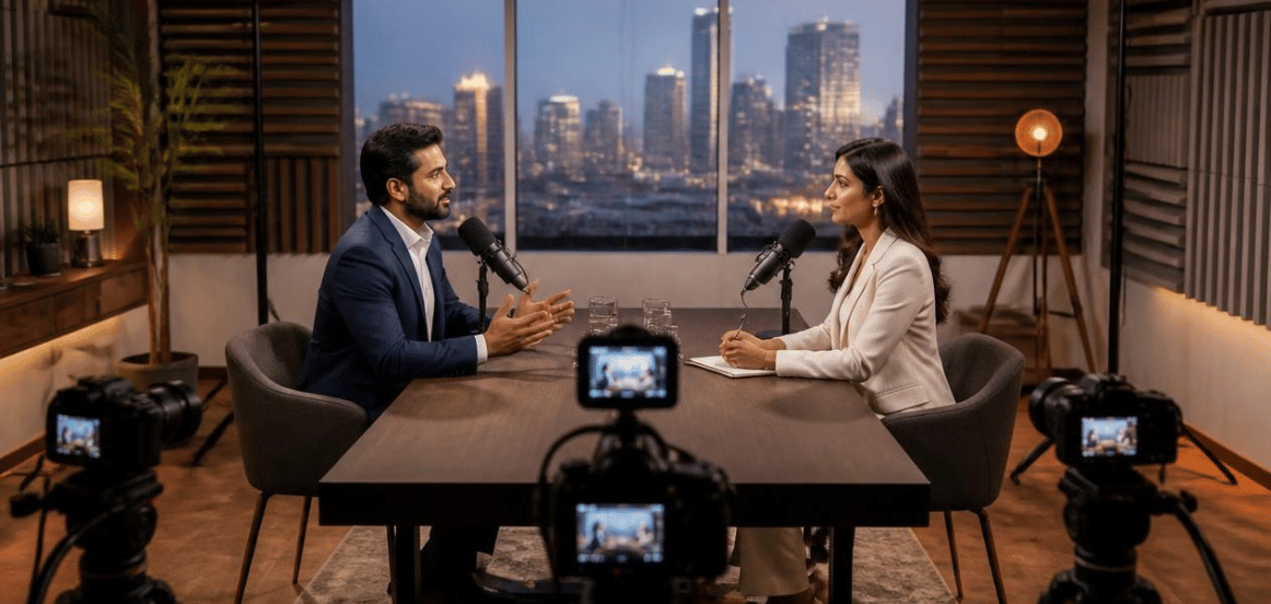 Professional podcast video production
