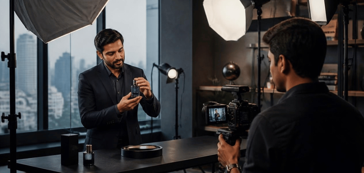 Professional lighting for business photography and video