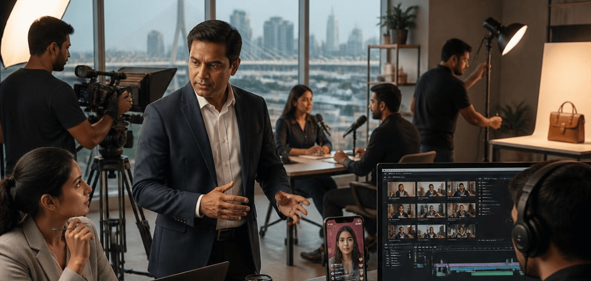 Video content library for business