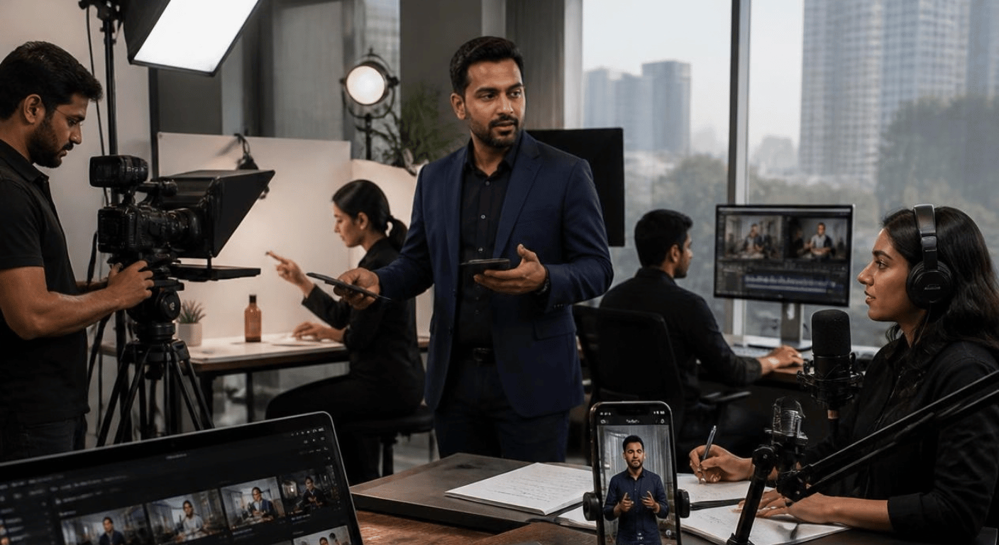 Video content library for business