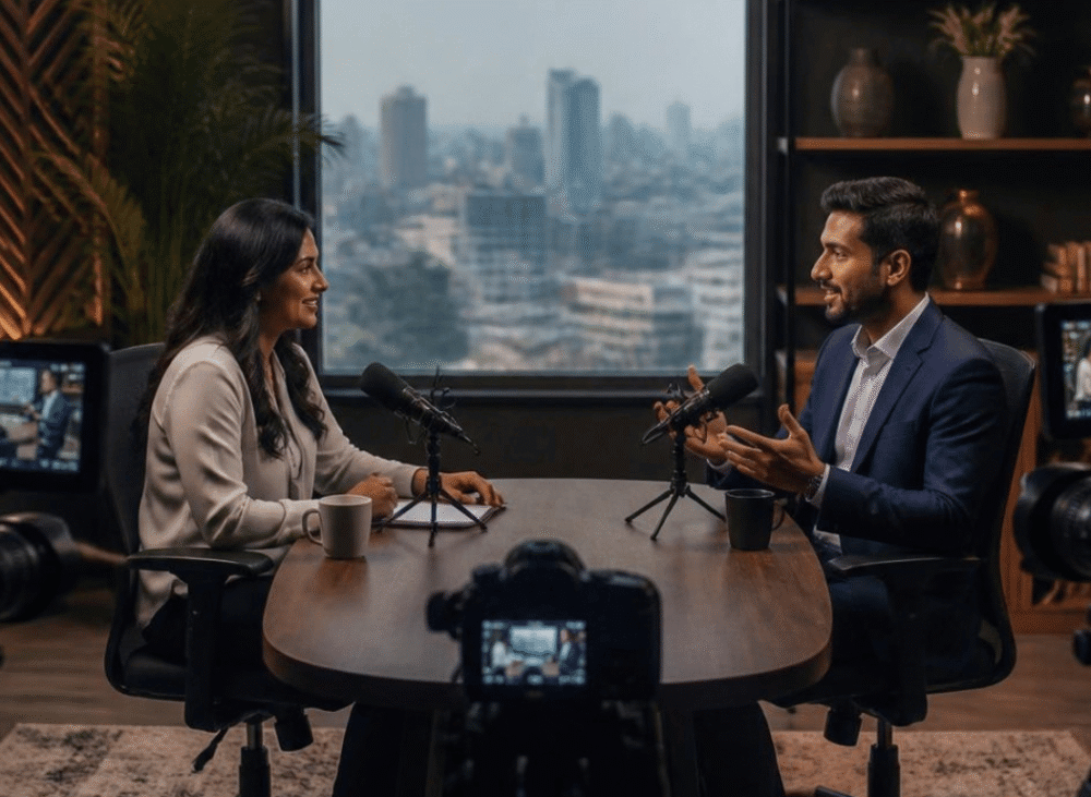 Professional podcast video production
