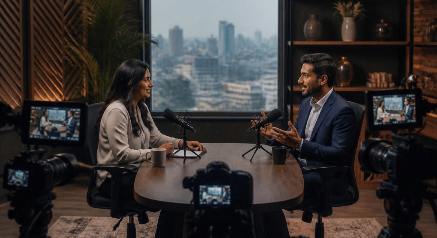 Professional podcast video production