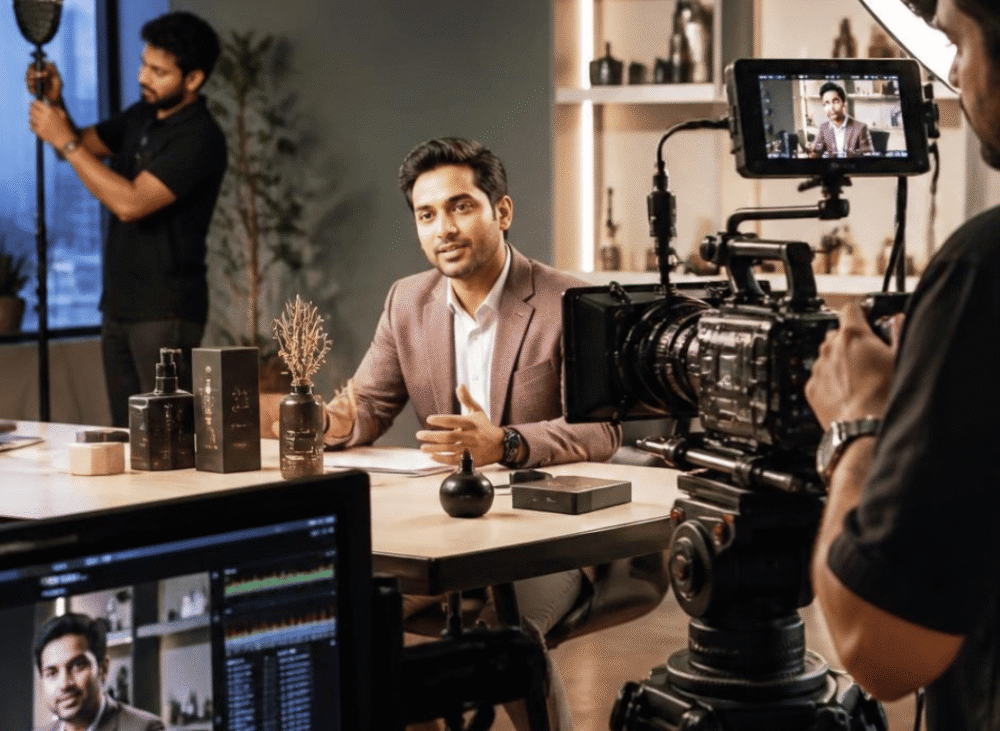 Behind-the-scenes video content for business