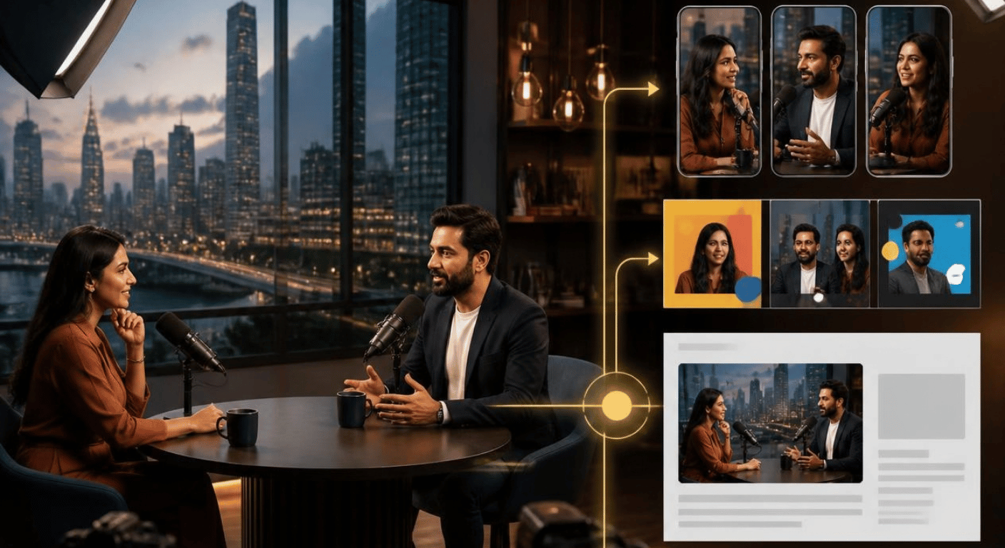 Podcast content repurposing