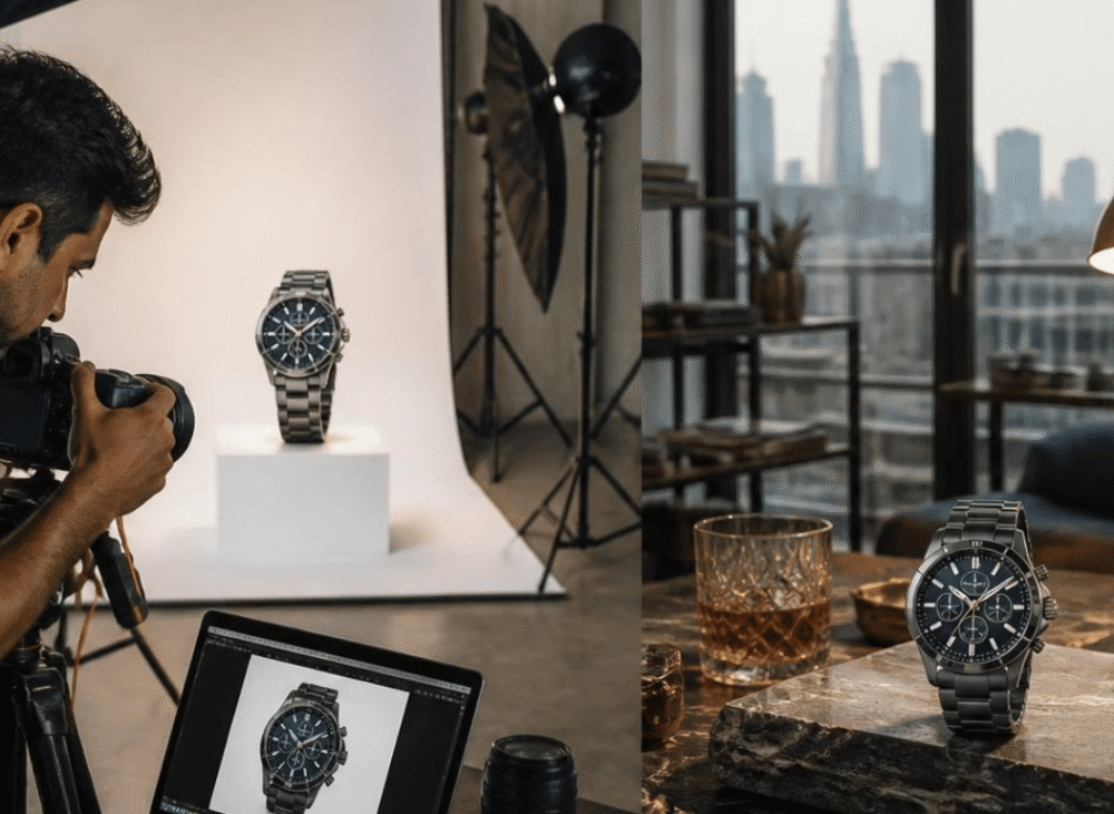 Product photography vs lifestyle photography