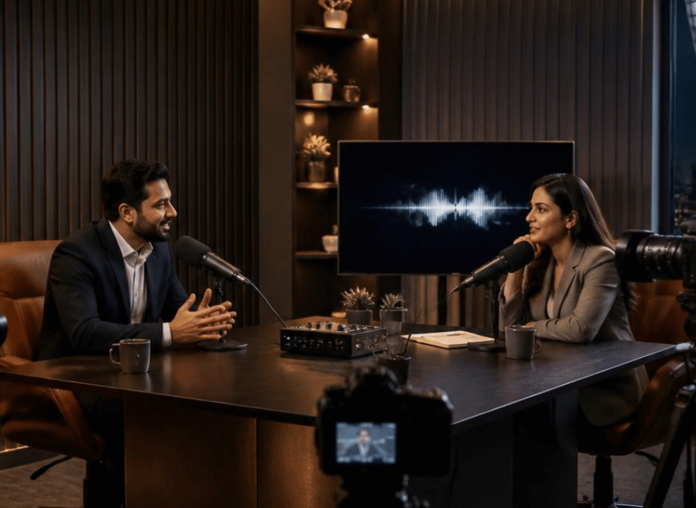Podcast studio in Mumbai