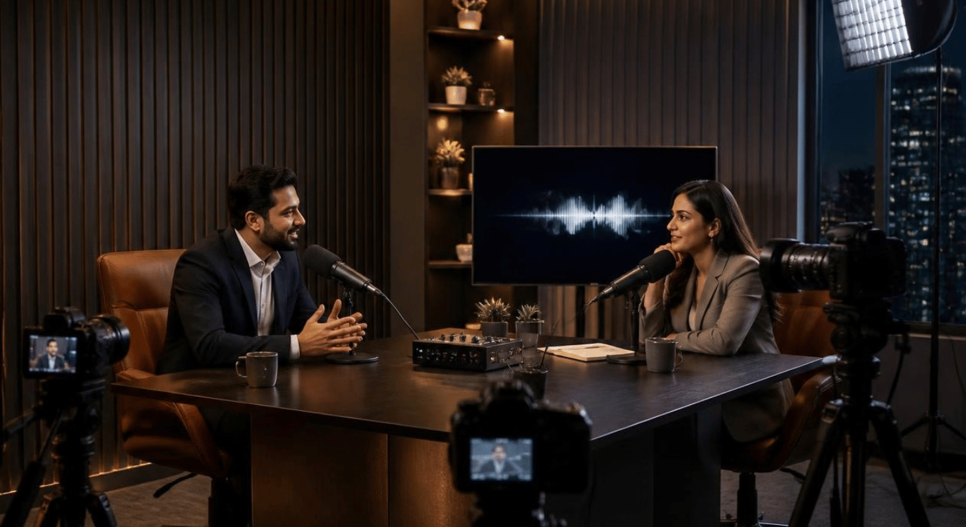 Podcast studio in Mumbai