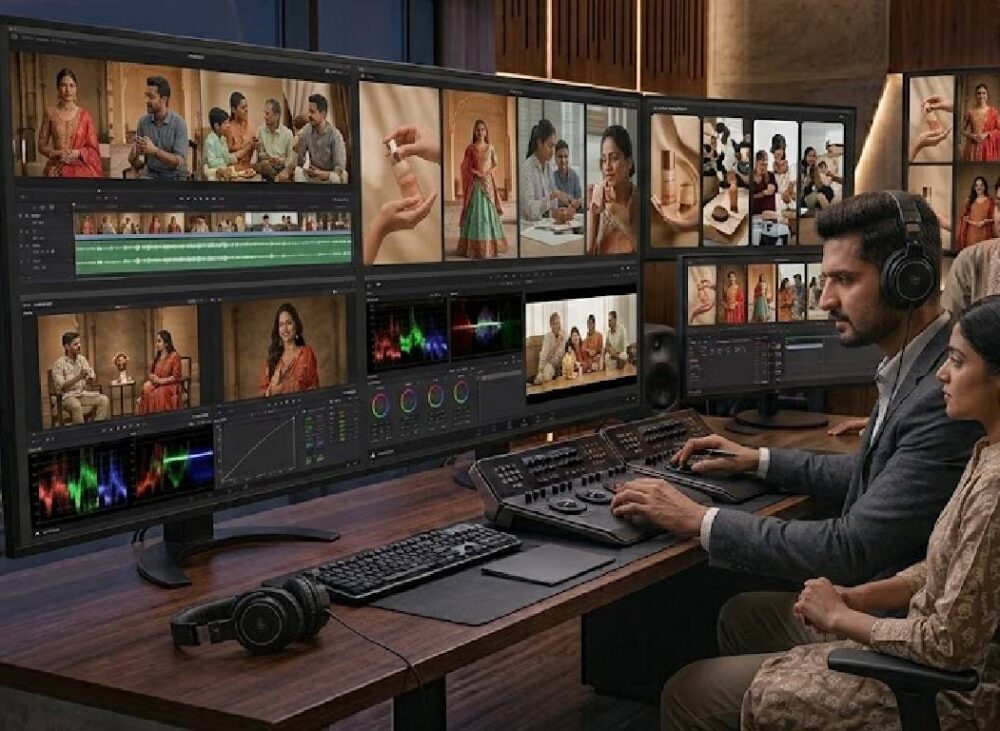 Colour grading for brand visual identity