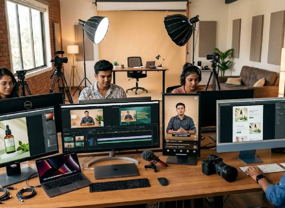 Efficient content production workflow