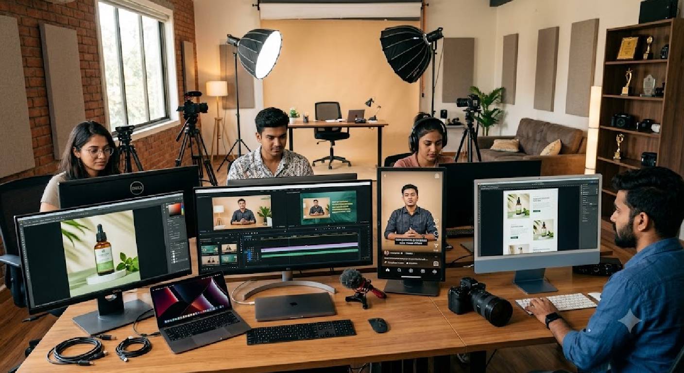 Efficient content production workflow