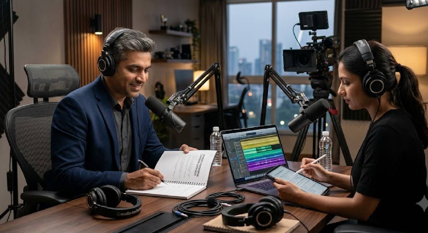 Learn how to develop a distinctive format for your business podcast with a clear audience, recurring segments, a unique hosting style, episode structure and professional production.