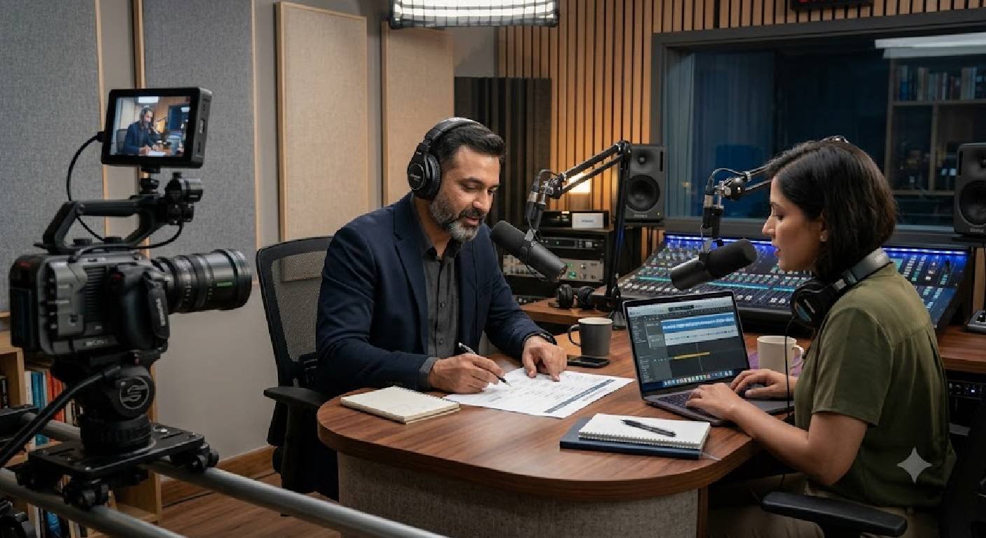 Learn how to develop a distinctive format for your business podcast with a clear audience, recurring segments, a unique hosting style, episode structure and professional production.