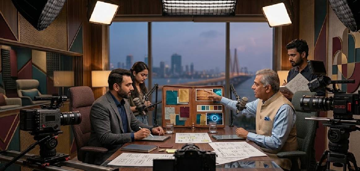 Professional video podcast