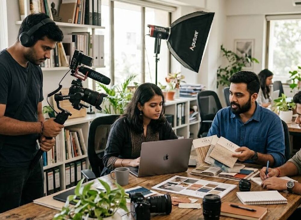 Everyday business operations into brand content