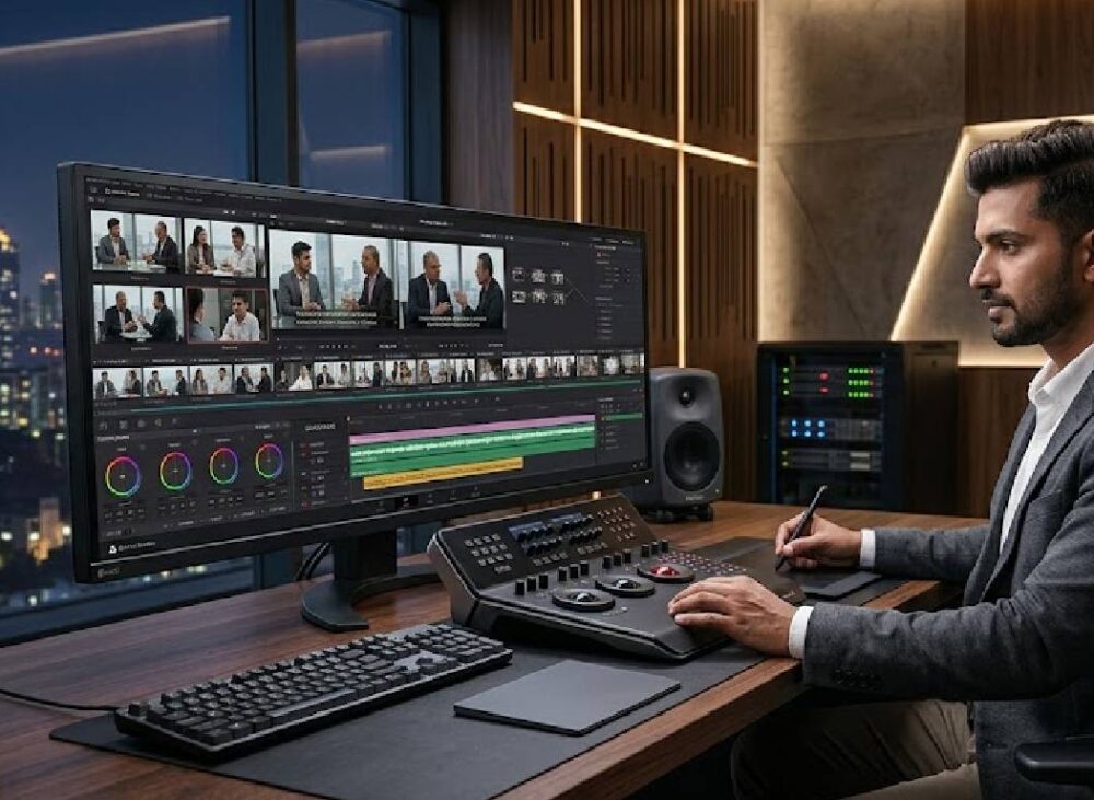 Professional video editing