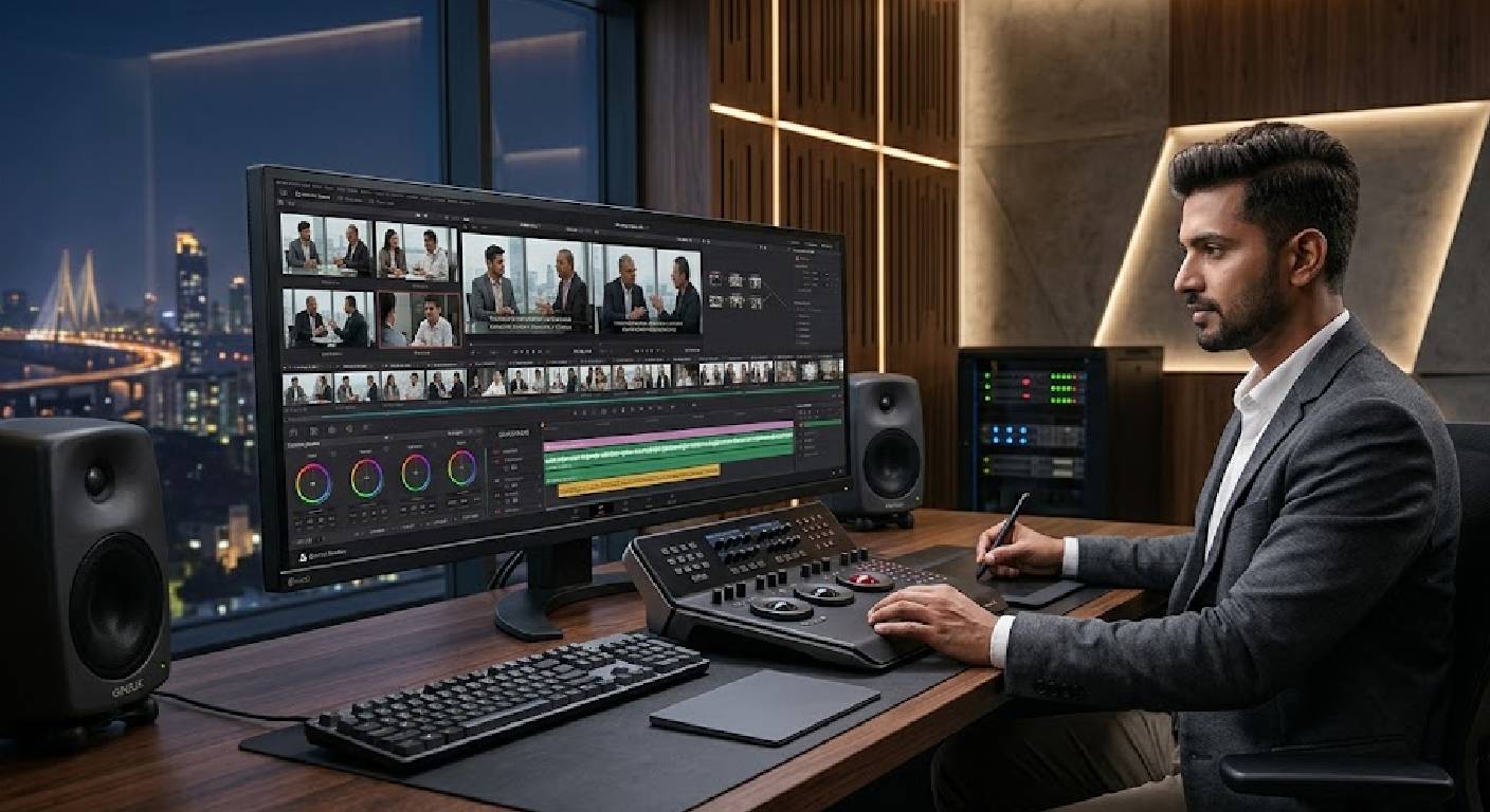 Professional video editing