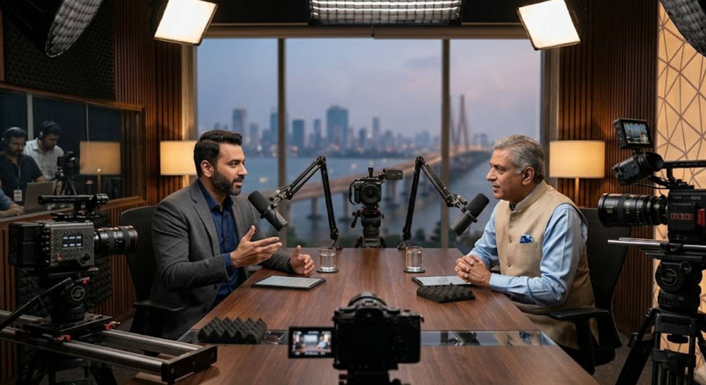 Professional video podcast