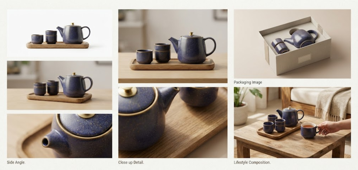 Professional product photography campaign